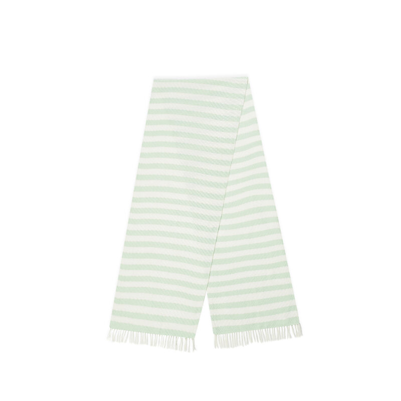 ผ้าพันคอ Geraldine 2/S สี White-Mint