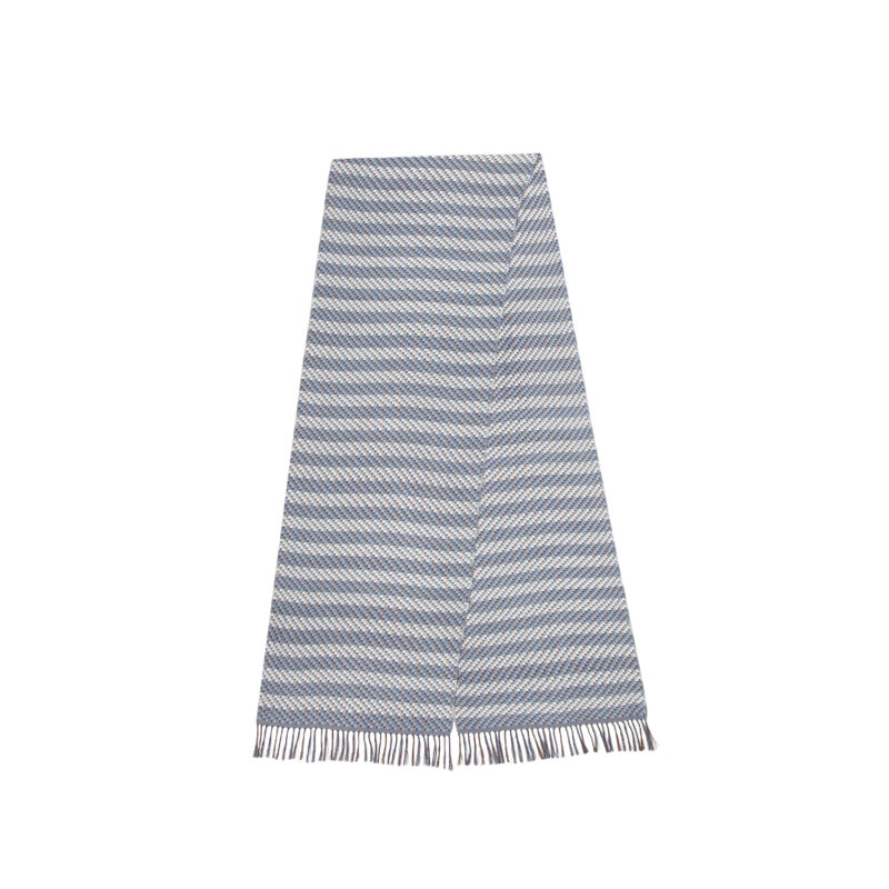 ผ้าพันคอ Geraldine 2/S สี Brown-White-Blue